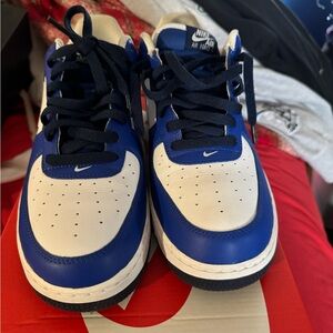 Nike Kids Blue and White Sneakers